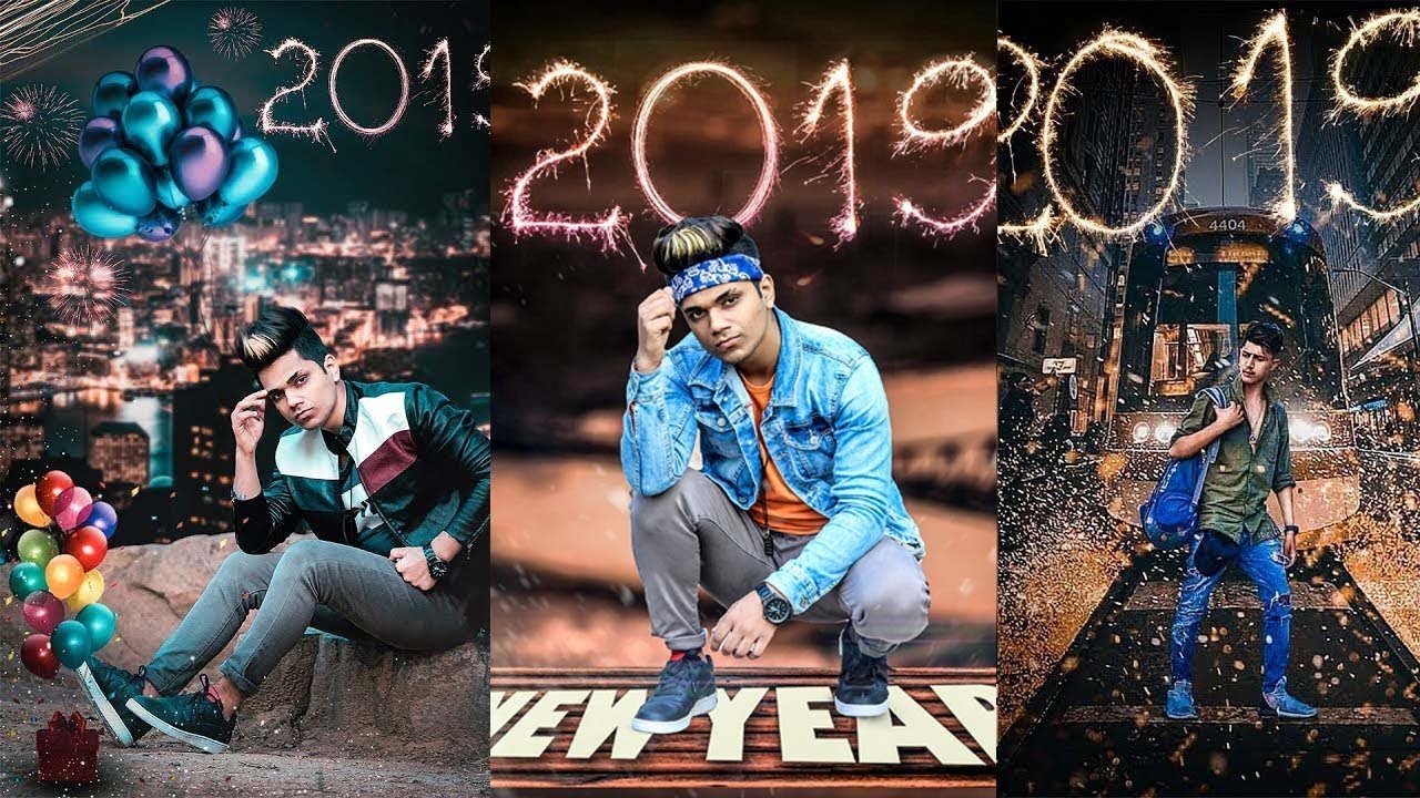 Happy New Year Photo editing 2019