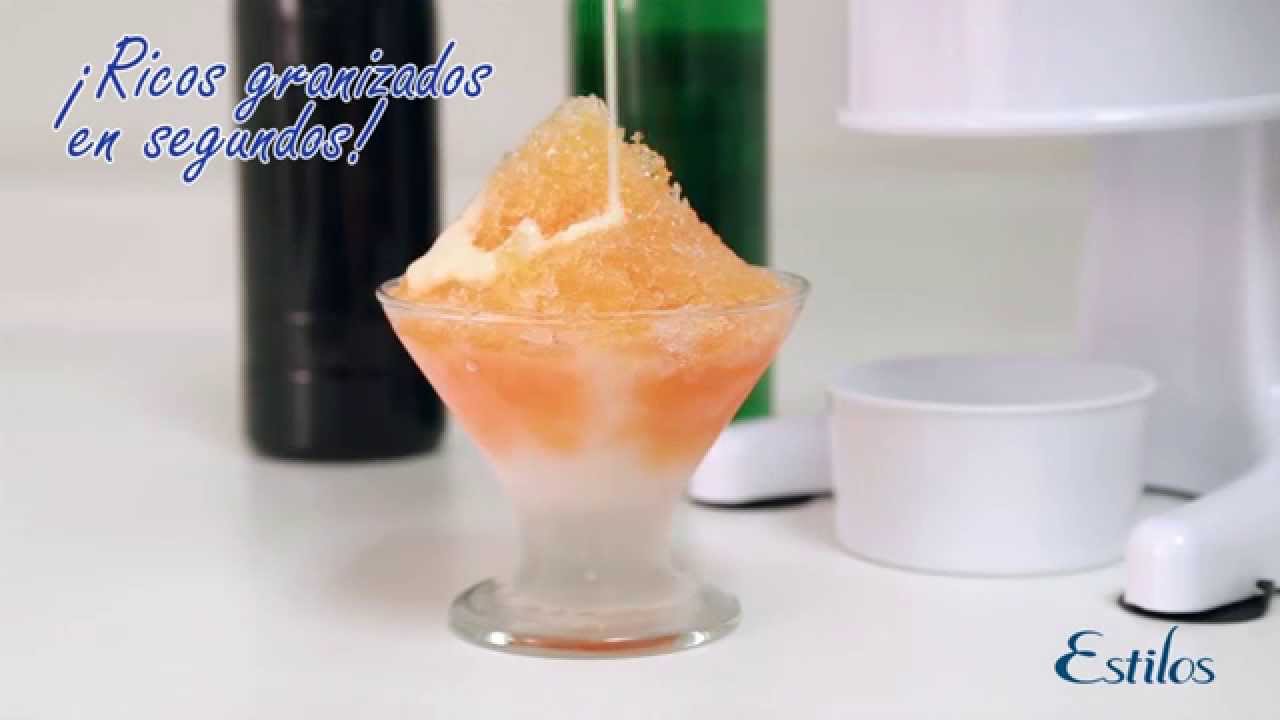 M&aacute;quina para hacer granizados-Estilos