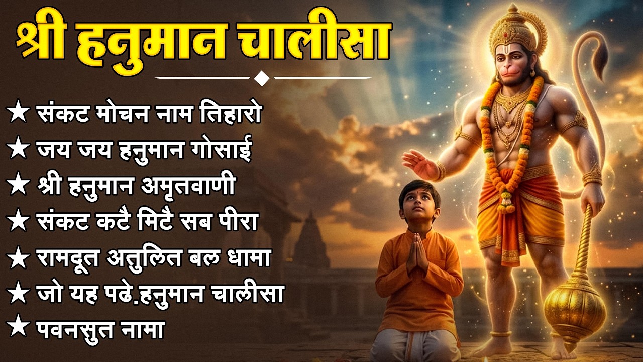 श्री हनुमान चालीसा 🌺🙏 shree hanuman chalisa original video 🙏🌺 gulshan kumar hariharan full hd