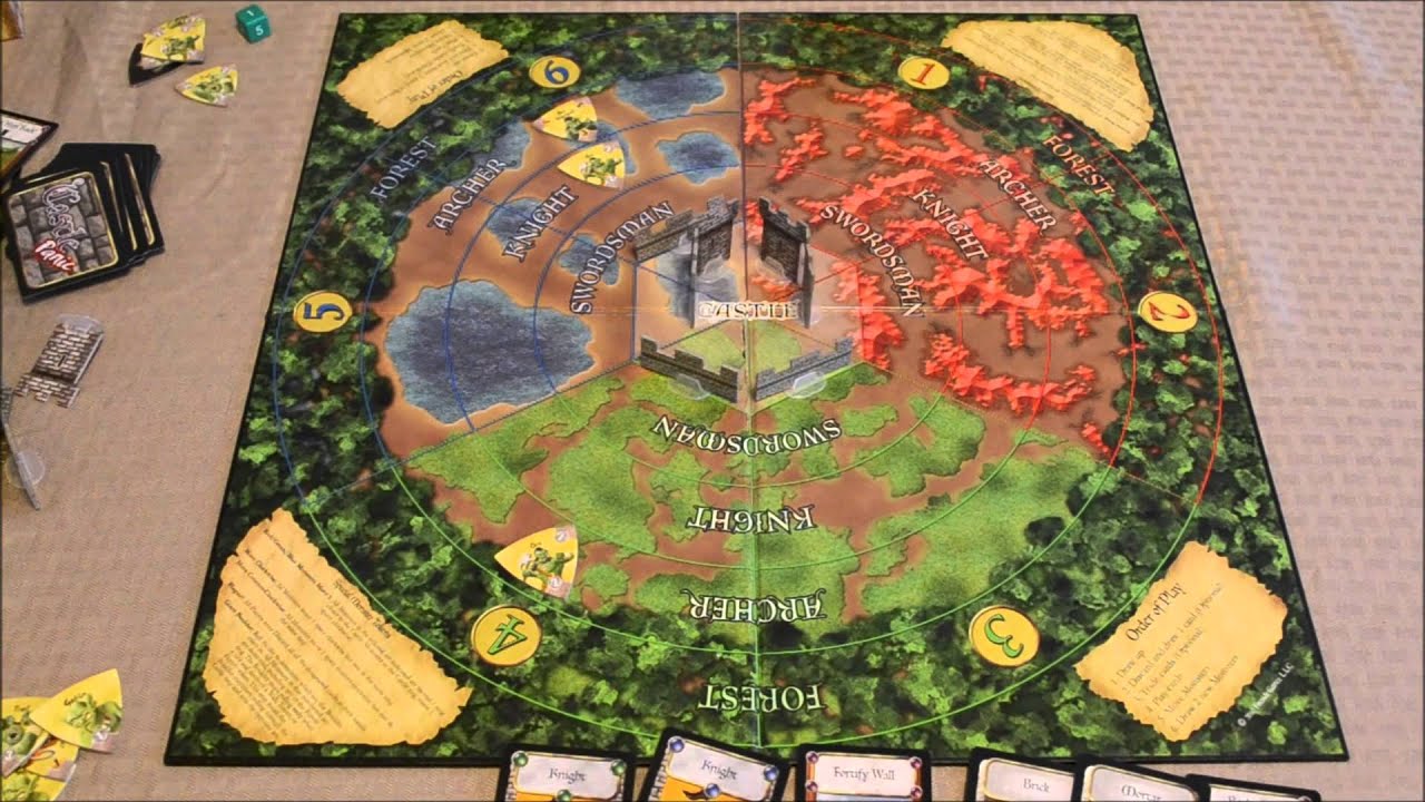 DGA Plays Board Games: Castle Panic w/ Dad & Vinnie Jr
