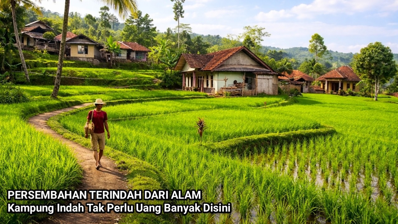 Cuma Disini... Hidup Tenang Gak Butuh Banyak Uang, Bagai Lukisan, Pedesaan Terindah Di Jawa Barat