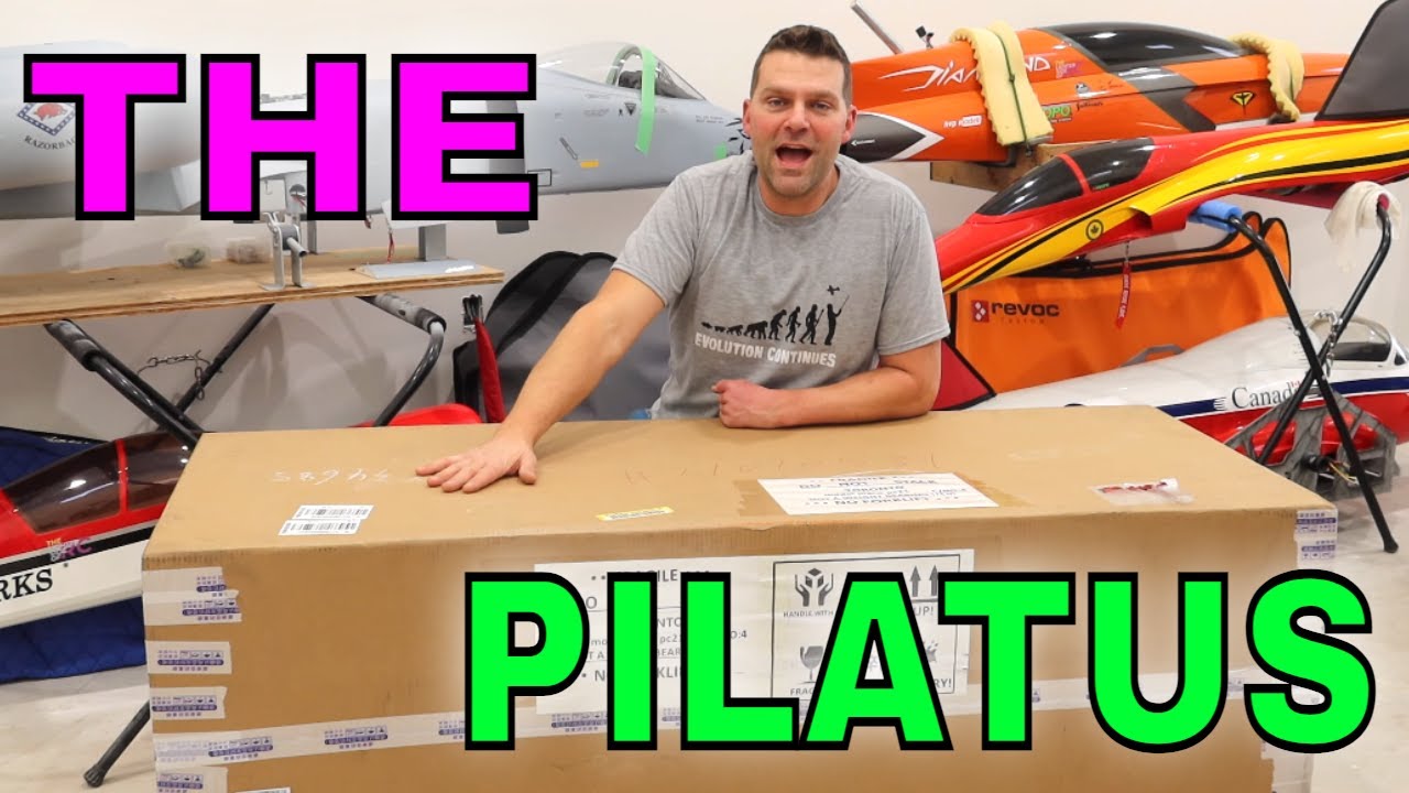 Unboxing the LARGE PC-21 Aircraft - Skymaster PC21 Jetcat Turbo Prop