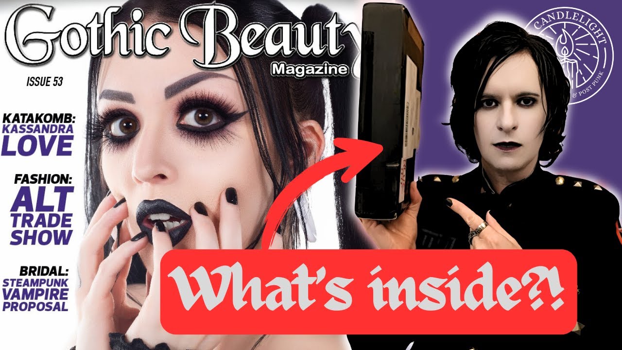 Opening a Gothic Beauty Magazine Mystery Box!