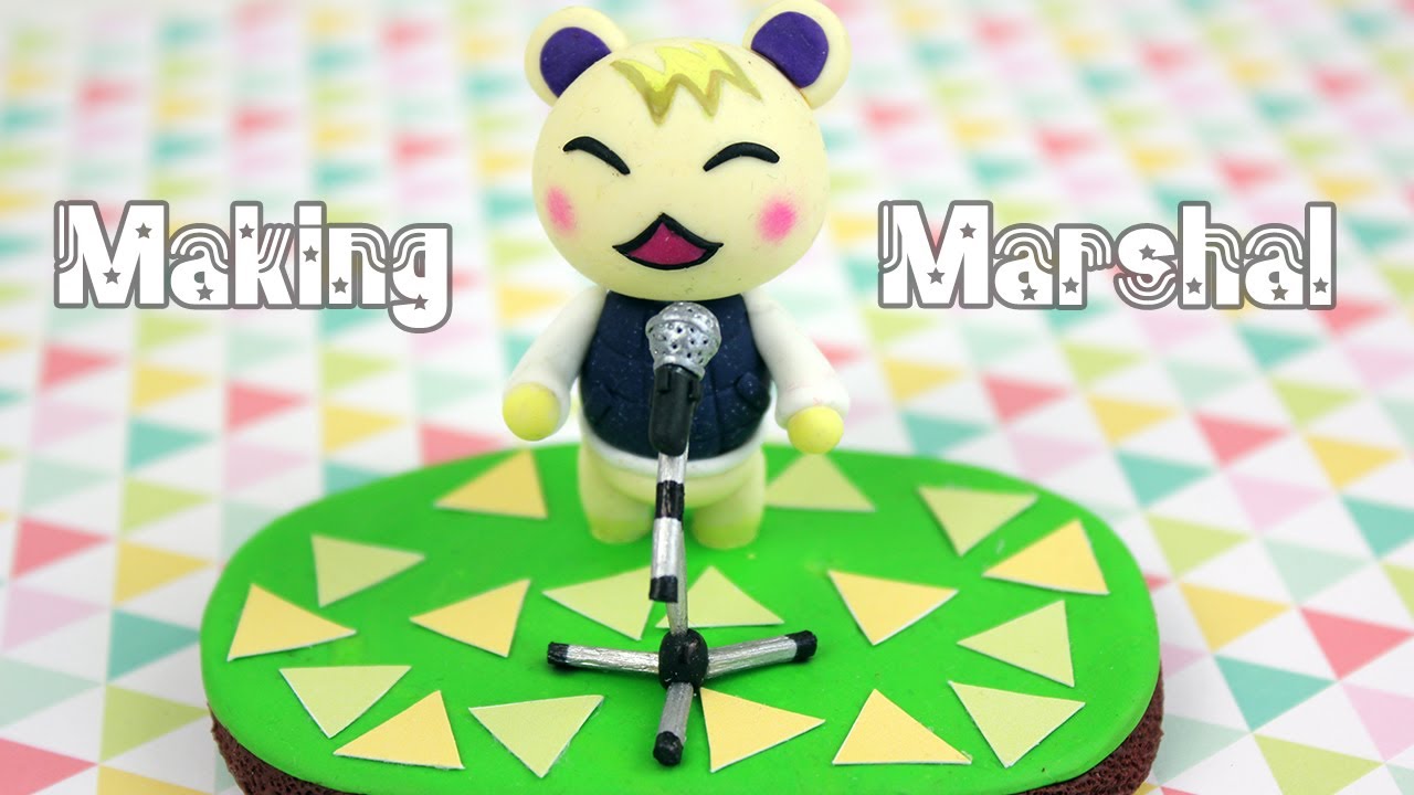 Making Marshal from Animal Crossing out of polymer clay!