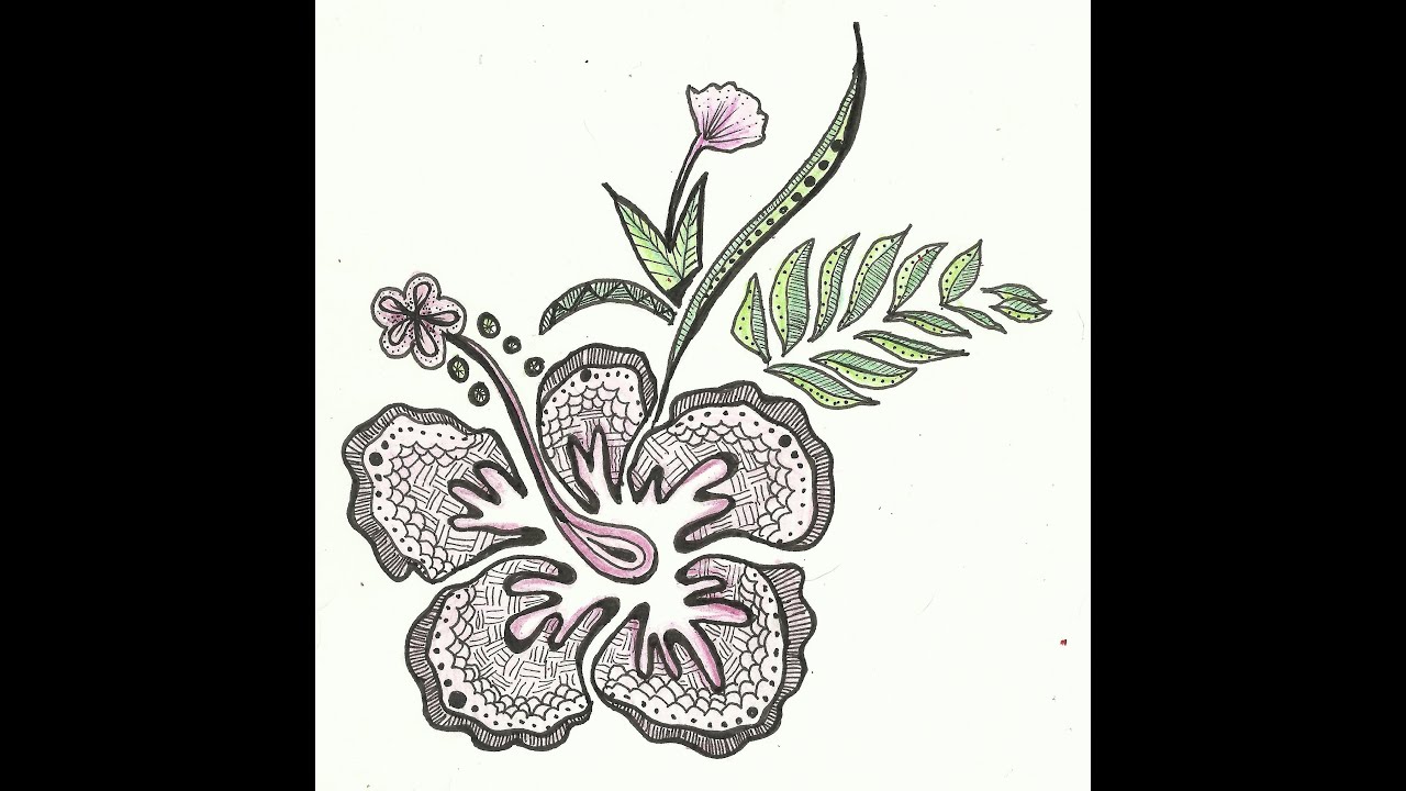 Zentangle Flower