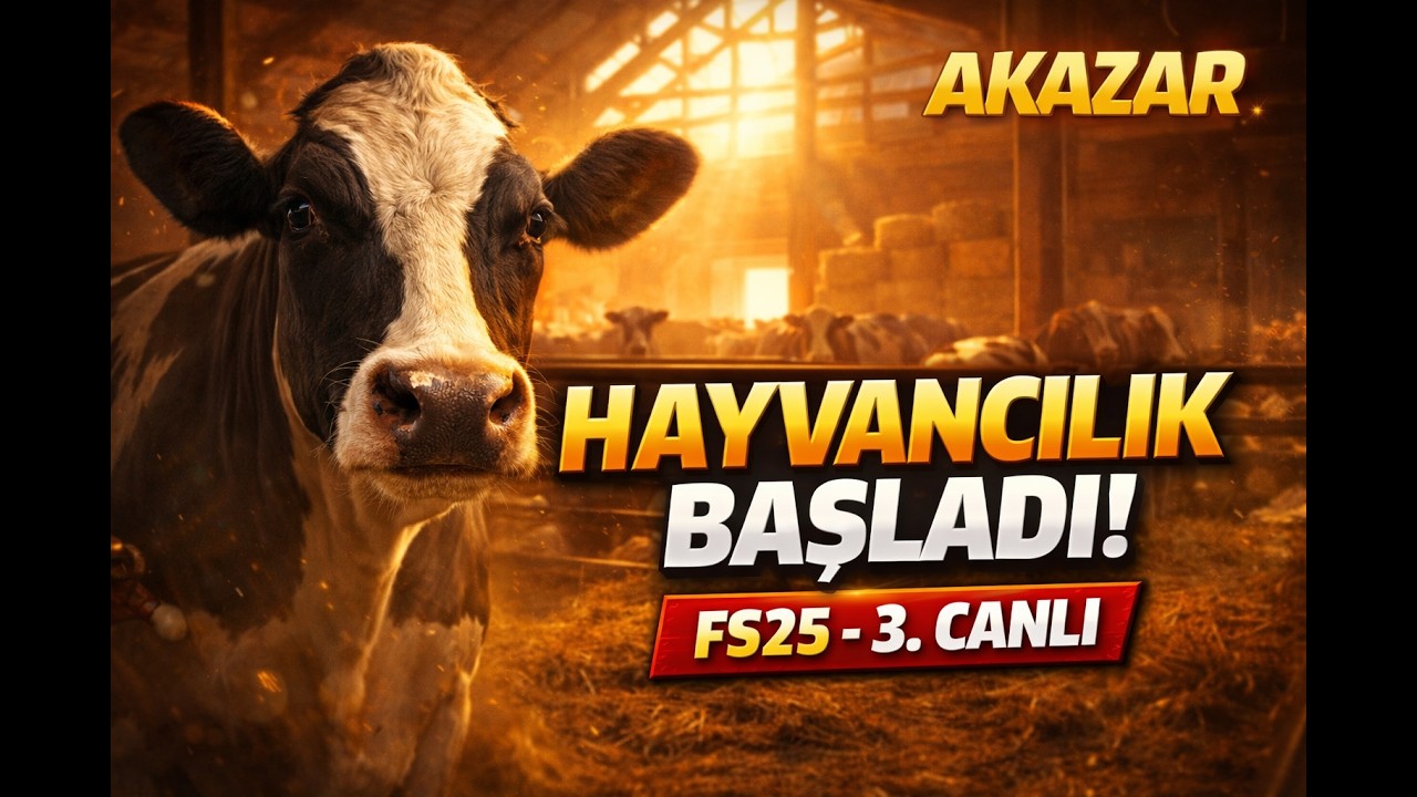 ÇİFTLİK BÜYÜYOR! HAYVANCILIK DÖNEMİ | FS25 Türkçe CANLI YAYIN