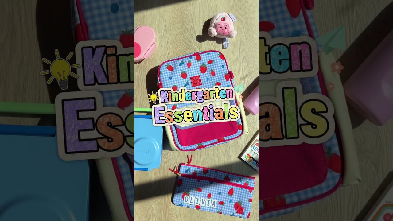 Kindergarten Essentials 2026 🍎 | Back-to-School Checklist for Kids | Must-Have School Supplies