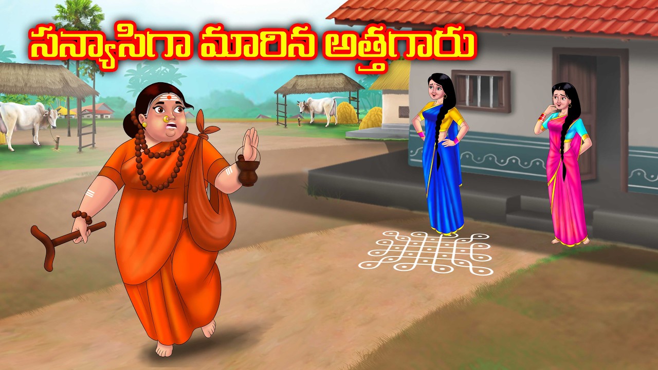 సన్యాసిగా మారిన అత్తగారు Atha vs Kodalu | Telugu fairy tales | Telugu moral stories | Anamika tv