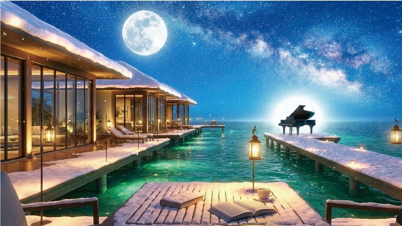 Quiet Night Reading【1 Hour Piano Music for Deep Focus, Reading ☕ 🌙】