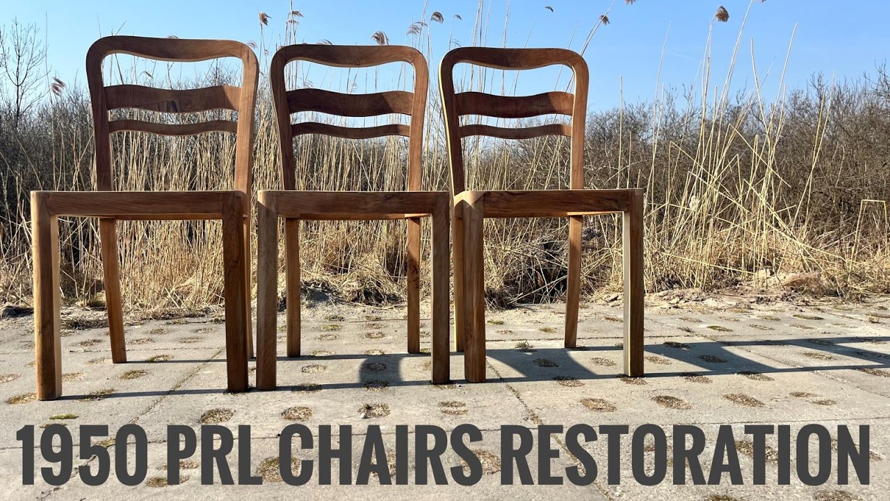 Full Restoration of 1950s Chairs | DIY Vintage Furniture Makeover