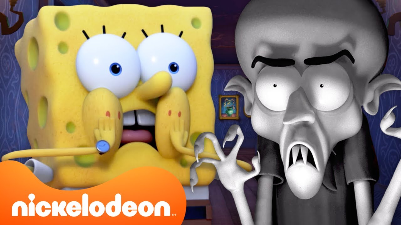 30 МИНУТ Камп Корал… ночью 🌙 | Губка Боб | Nicktoons