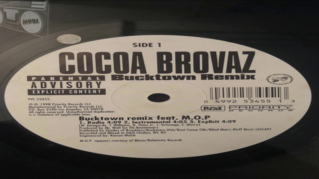 COCOA BROVAZ feat. M.O.P. (BUCKTOWN REMIX) "98