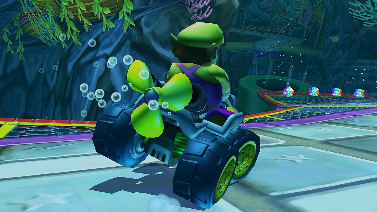 Mario Kart 7 - Wario's Shipyard (4k 60 fps)
