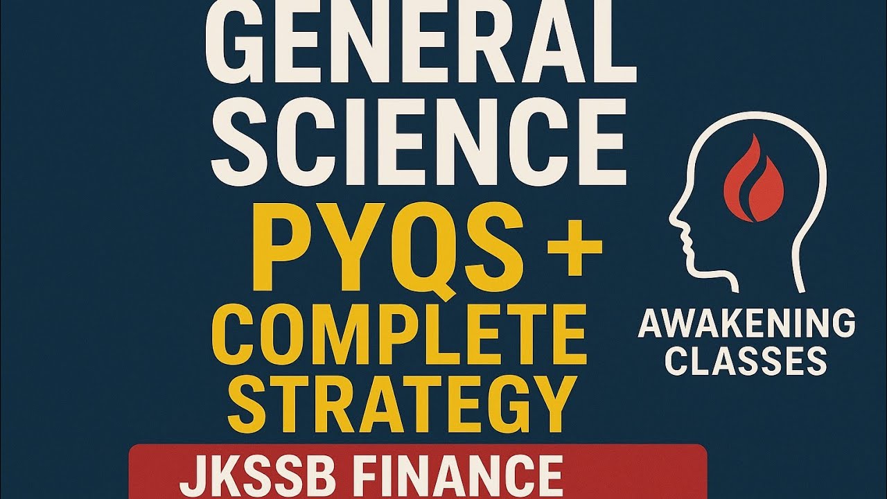 GENERAL SCIENCE | PREVIOUS YEAR QUESTIONS | JKSSB |