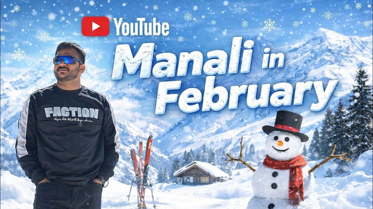 Manali Trip Vlog | Snow, Mountains & Pure Vibes ❄️🏔️With unscripted_abhishek5556