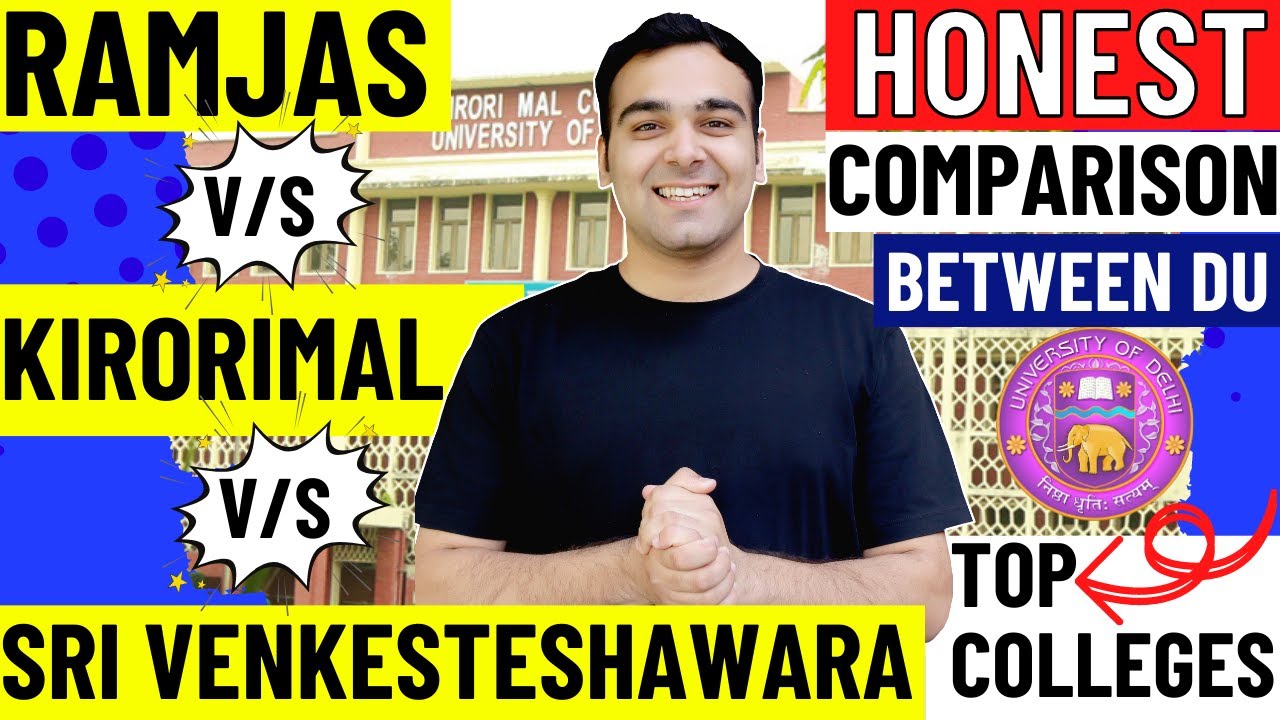 Ramjas Vs Kirori Mal Vs Venky | Live Comparison TOP DU Colleges | Placements, Rankings, Crowd