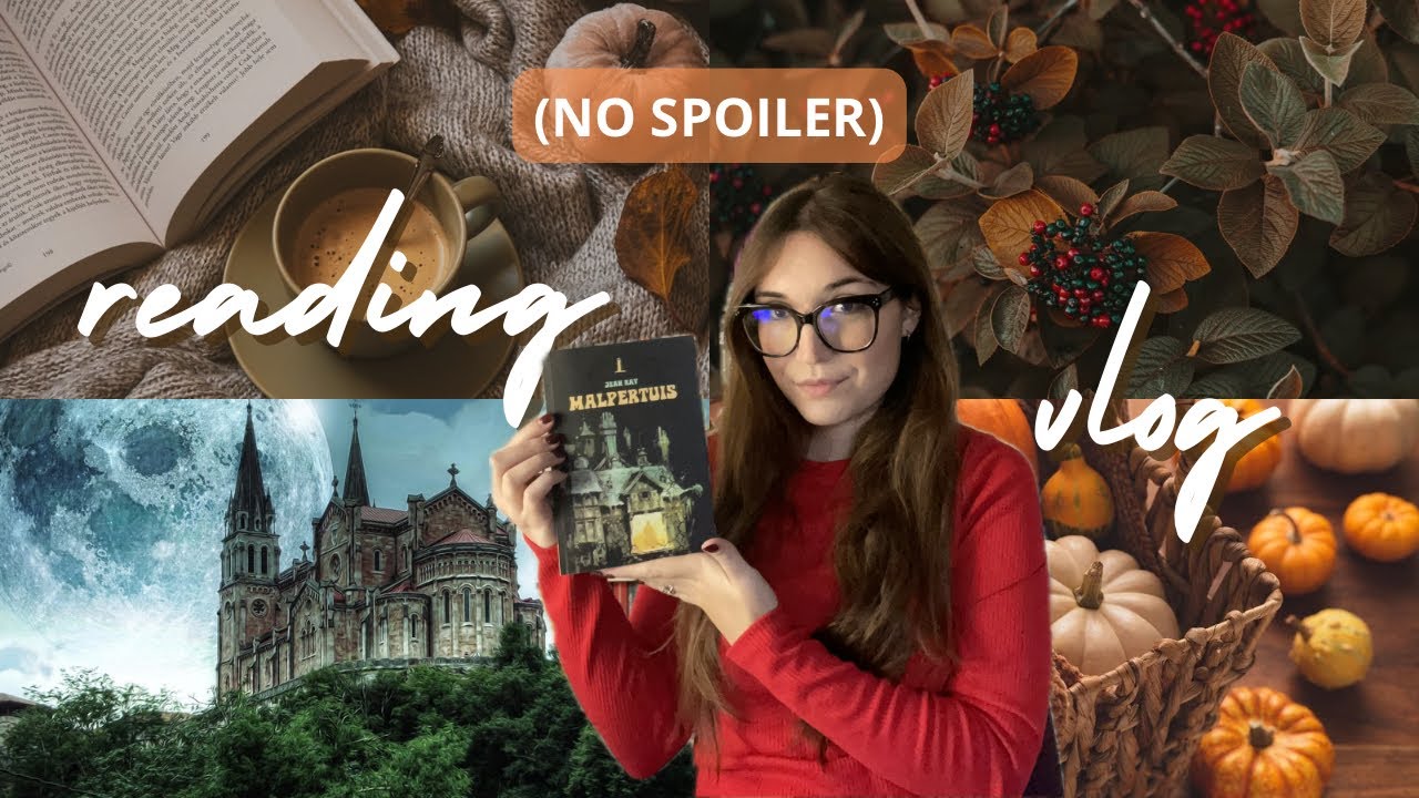 A cozy vlog MALPERTUIS || spooky reading, journaling, annotating & cafè