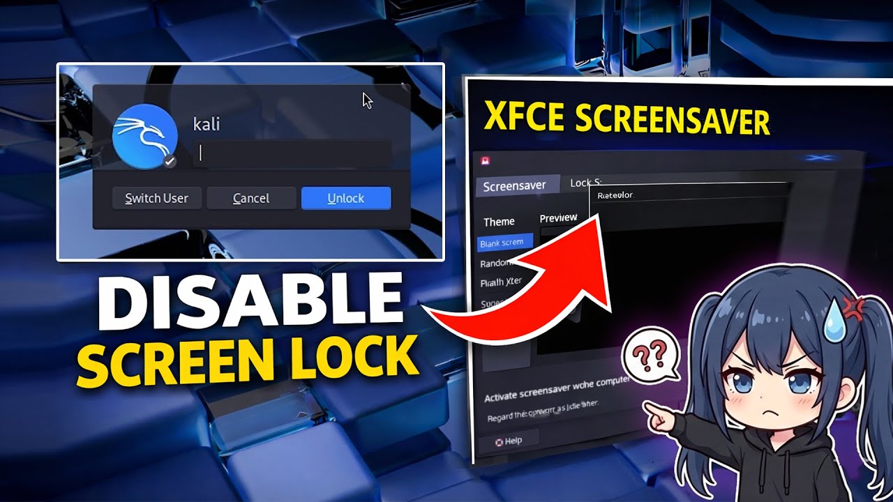 How to Disable Screen Lock in Kali Linux XFCE (No Terminal, Works in VirtualBox)
