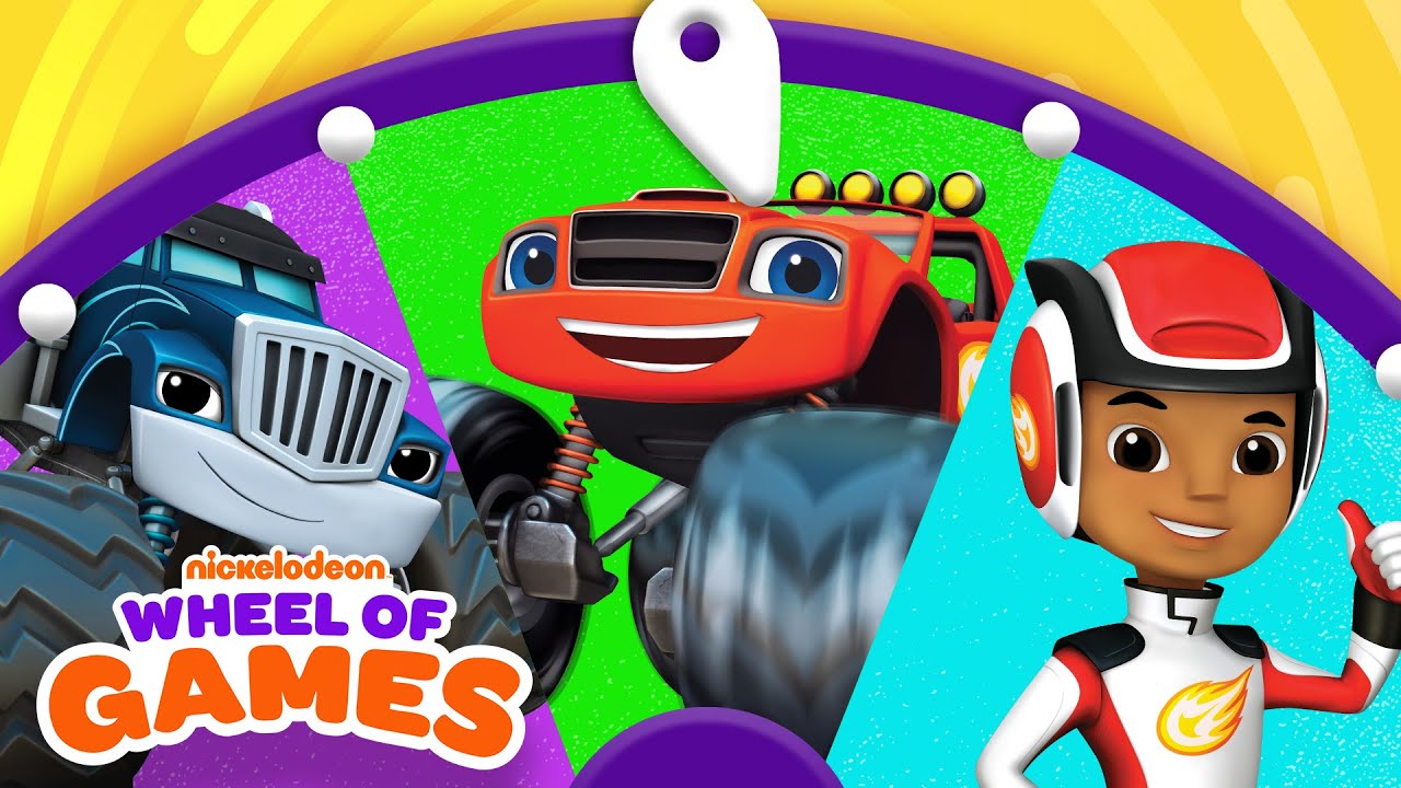 Play Spin the Wheel with Blaze & the Monster Machines! | Wheel of Games Podcast #9 | Nick Jr. Music