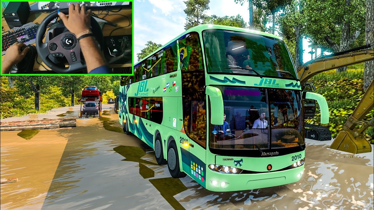 🥰Luxury Marcopolo G6 Sleeper Bus Drive😍 Euro Truck Simulator 2 