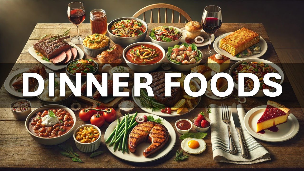 Dinner Foods English Vocabulary (Part 3 of 3)