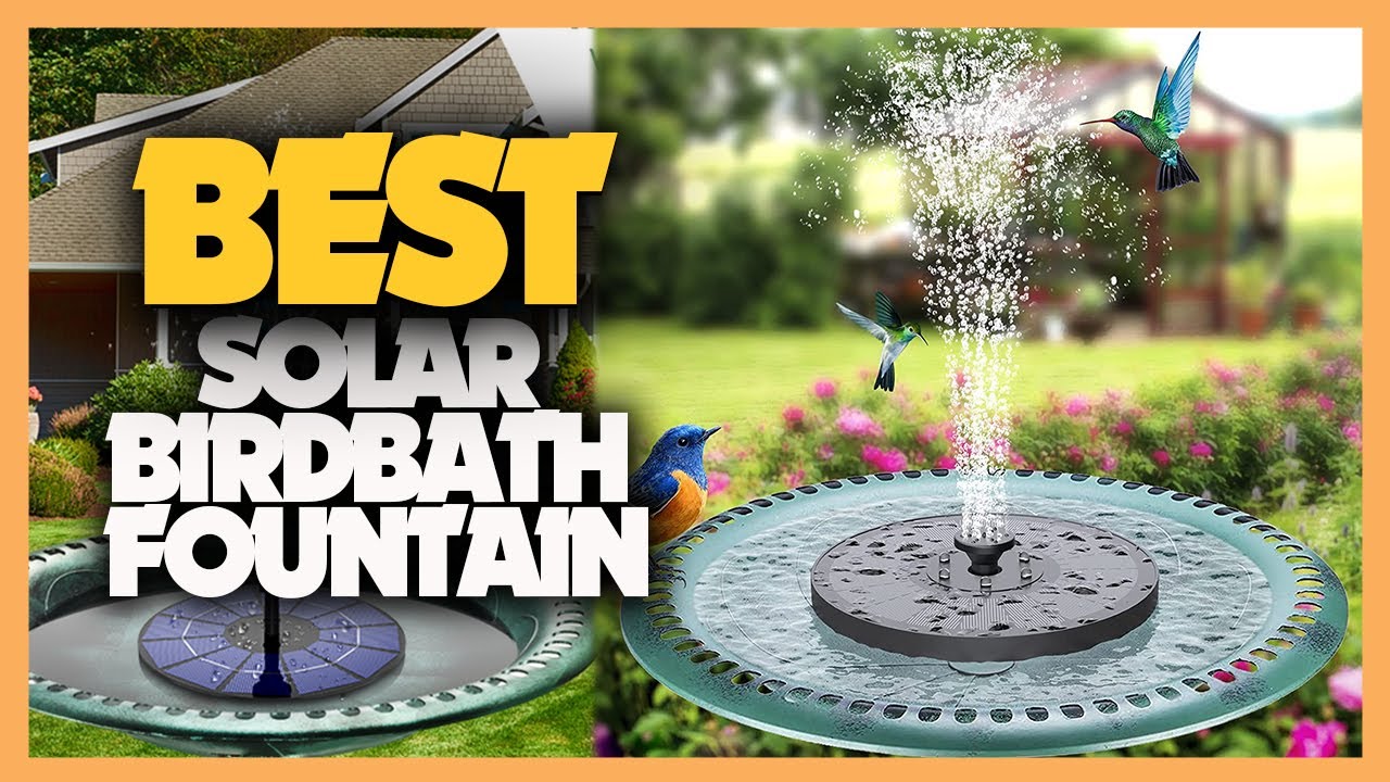 10 Best Solar Birdbath Fountains 2022