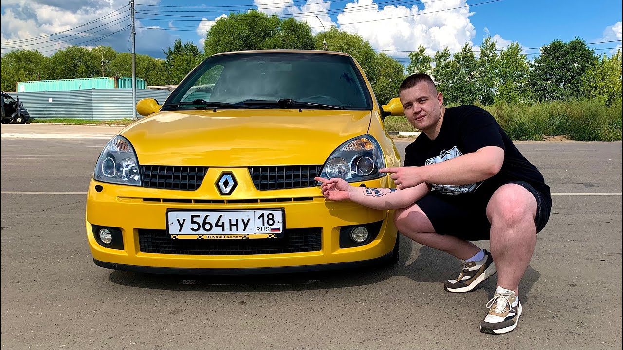 МАШИНА ДЛЯ СУЕТЫ В ПОТОКЕ - Renault Clio RS 2.0 191лс