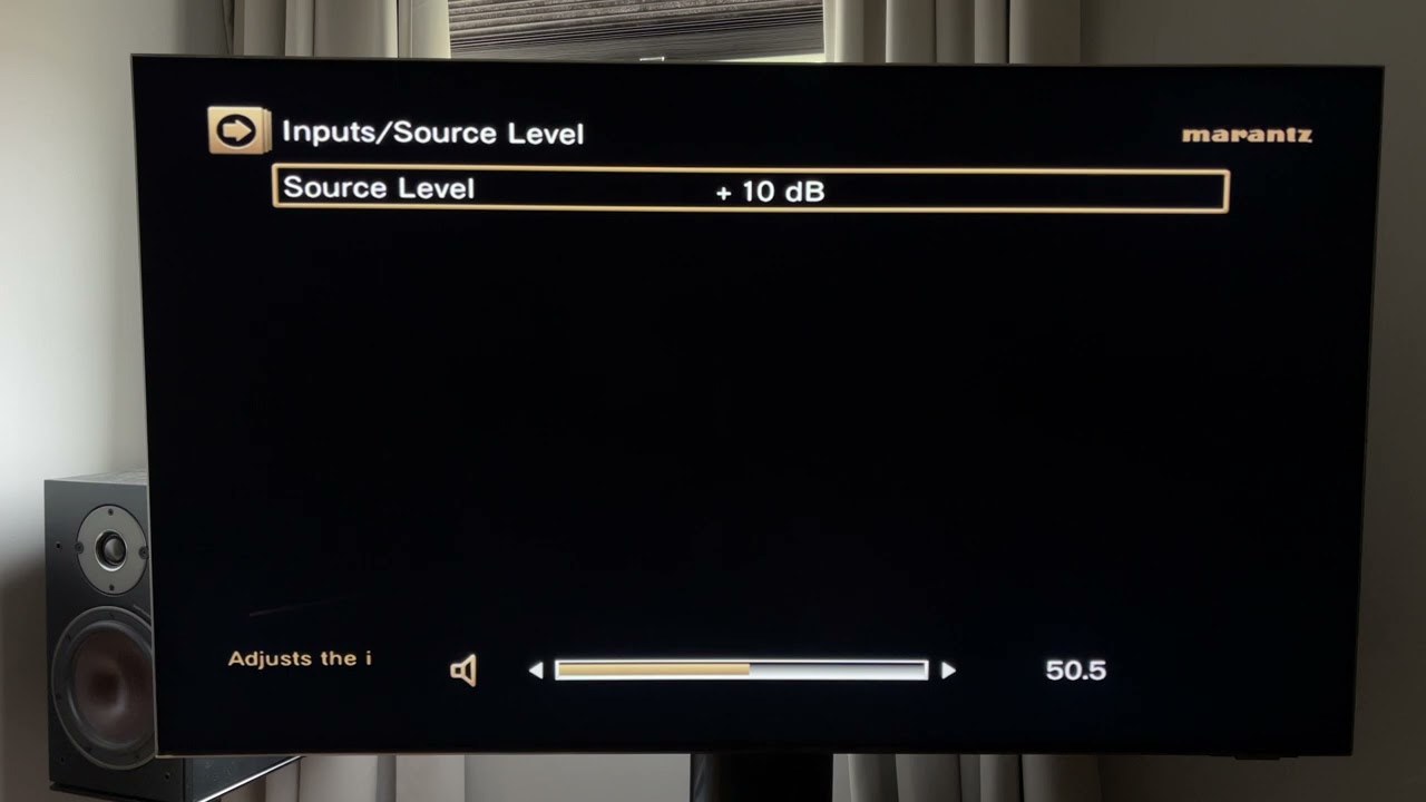 Marantz nr 1711 all my settings