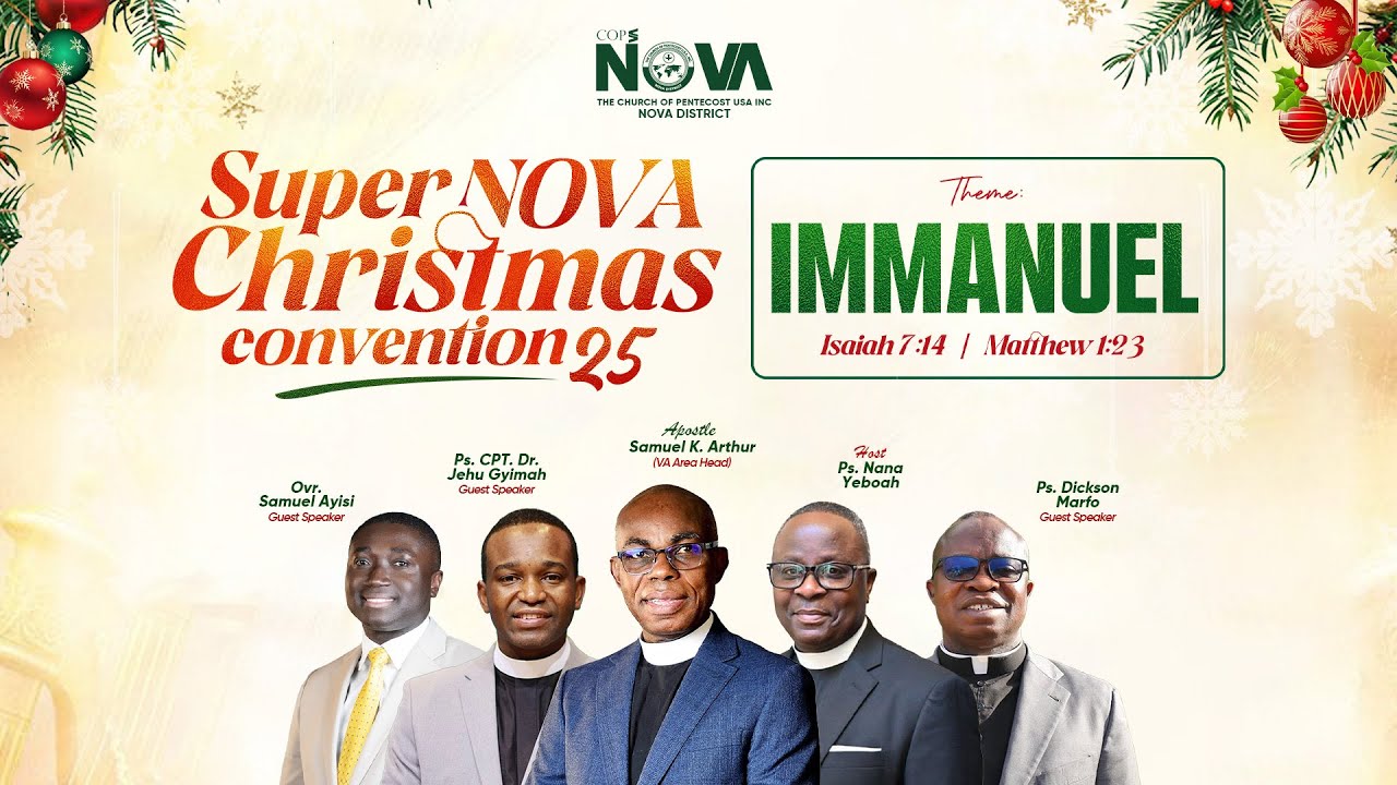 CLIMAX OF 2025 SUPERNOVA DISTRICT X'MAS CONVENTION II SUNDAY DECEMBER 21ST, 2025