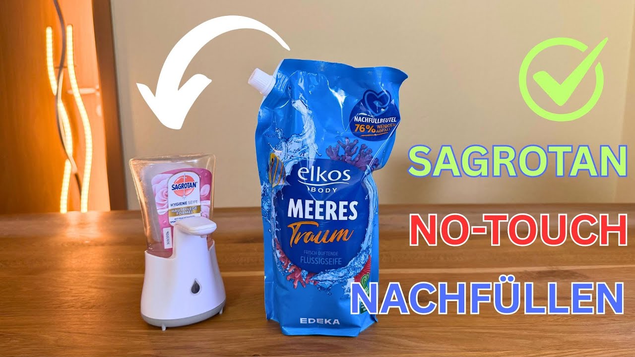 Sagrotan No Touch Nachfüllen leicht gemacht ✅ Schritt-für-Schritt Kurz-Anleitung 💧