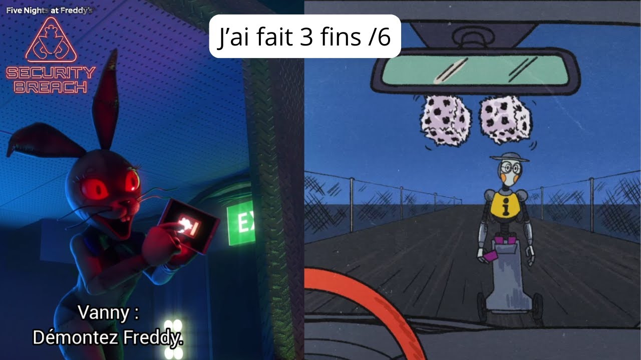 Five Nights at Freddy's Security Breach | Je fait presque toutes les fins ! (3/6)