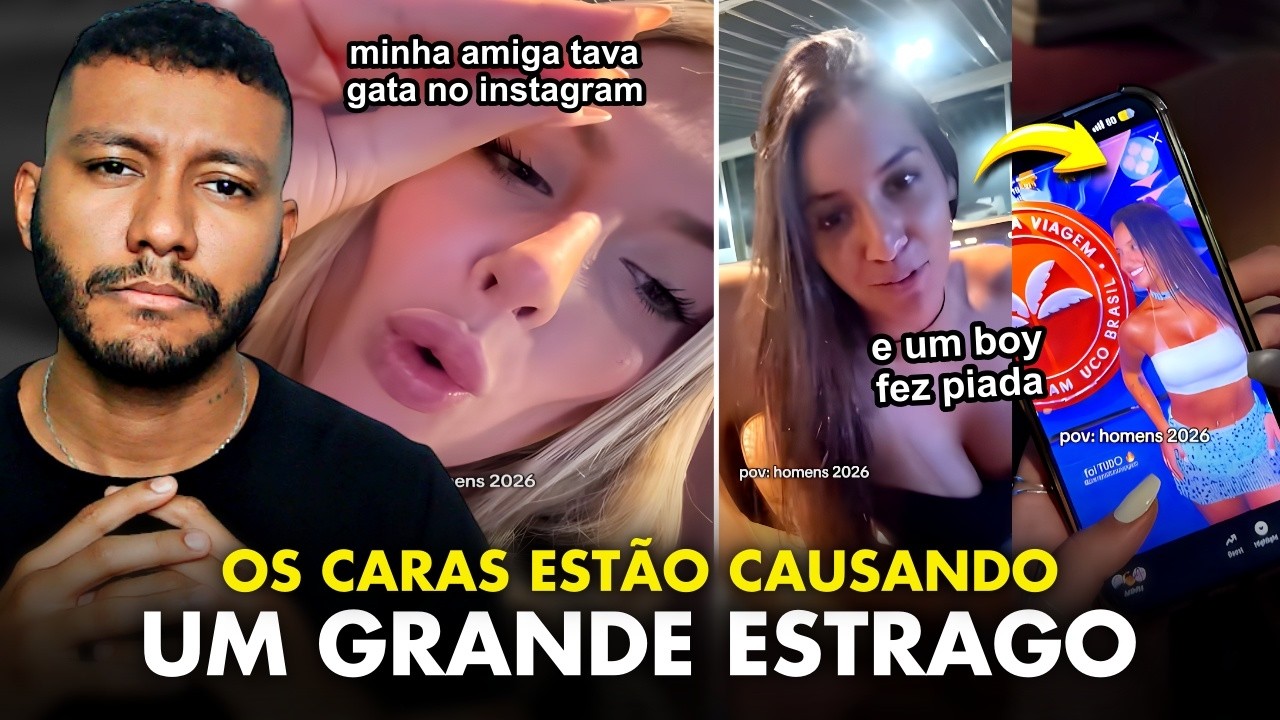Os H0MƐNS NÃO estão mais VALIDANDO MULHƐRƐS na internet (Finalmente)
