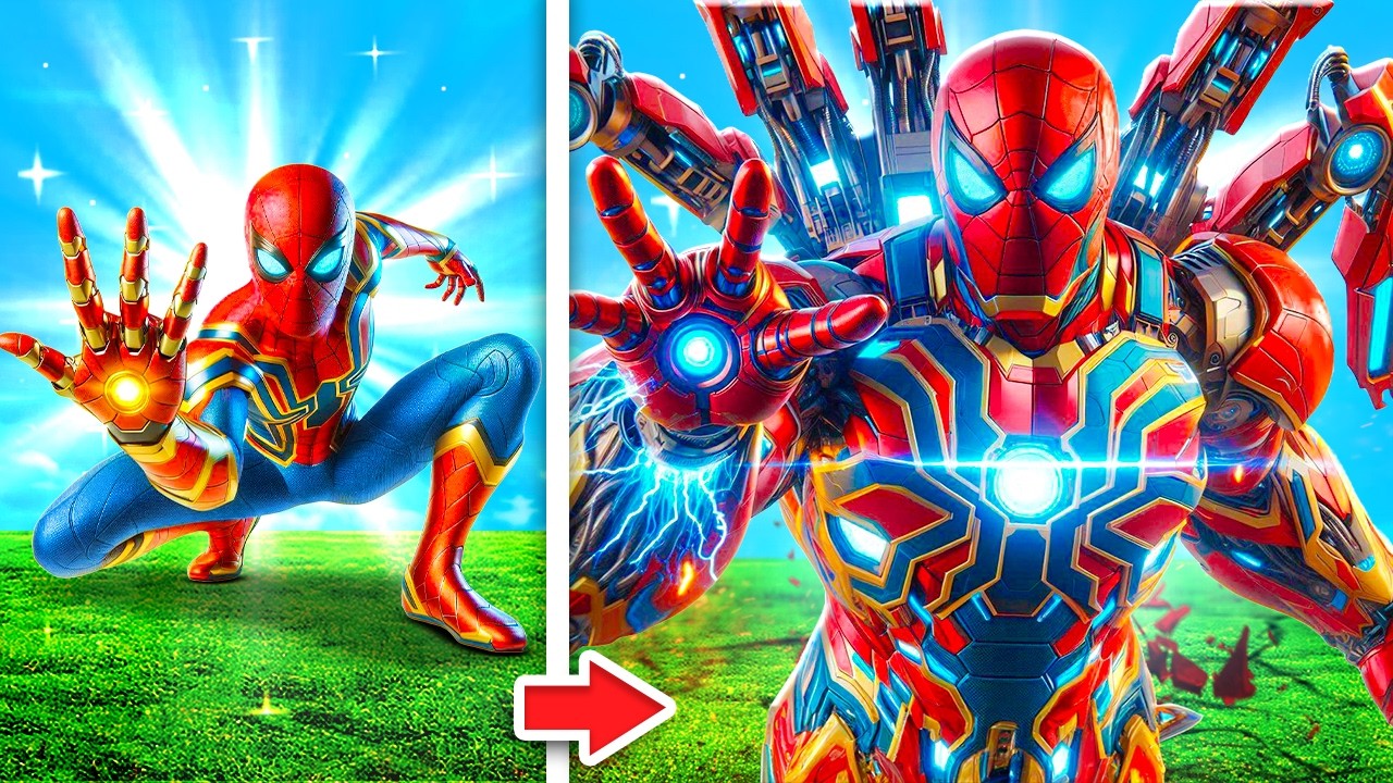 Upgrading Spiderman To IRON MAN SPIDERMAN In GTA 5!