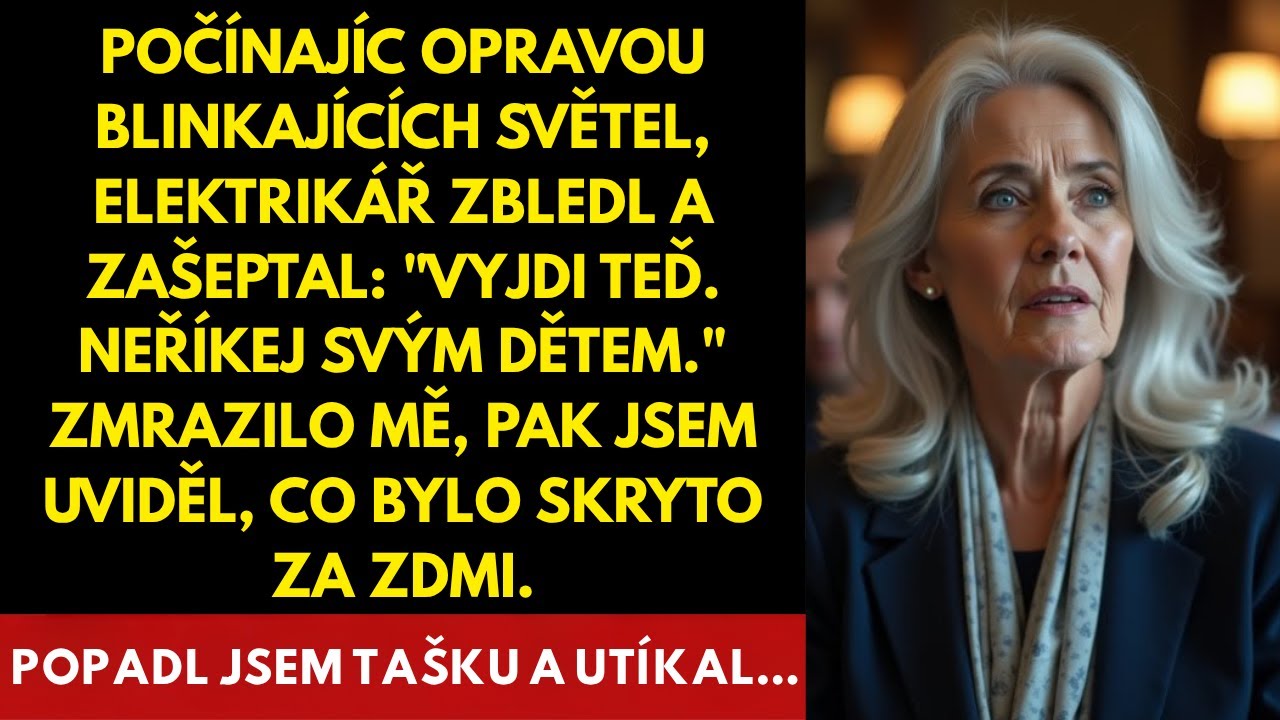 ELEKTRIKÁŘ ŘEKL: „VYJDI TEĎ—NEŘÍKEJ SVÝM DĚTEM NIC.“