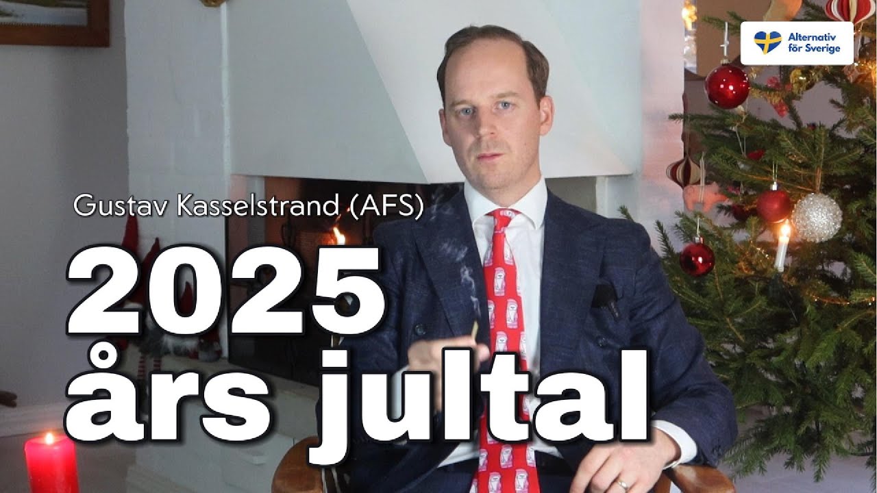2025 &aring;rs jultal med Gustav Kasselstrand