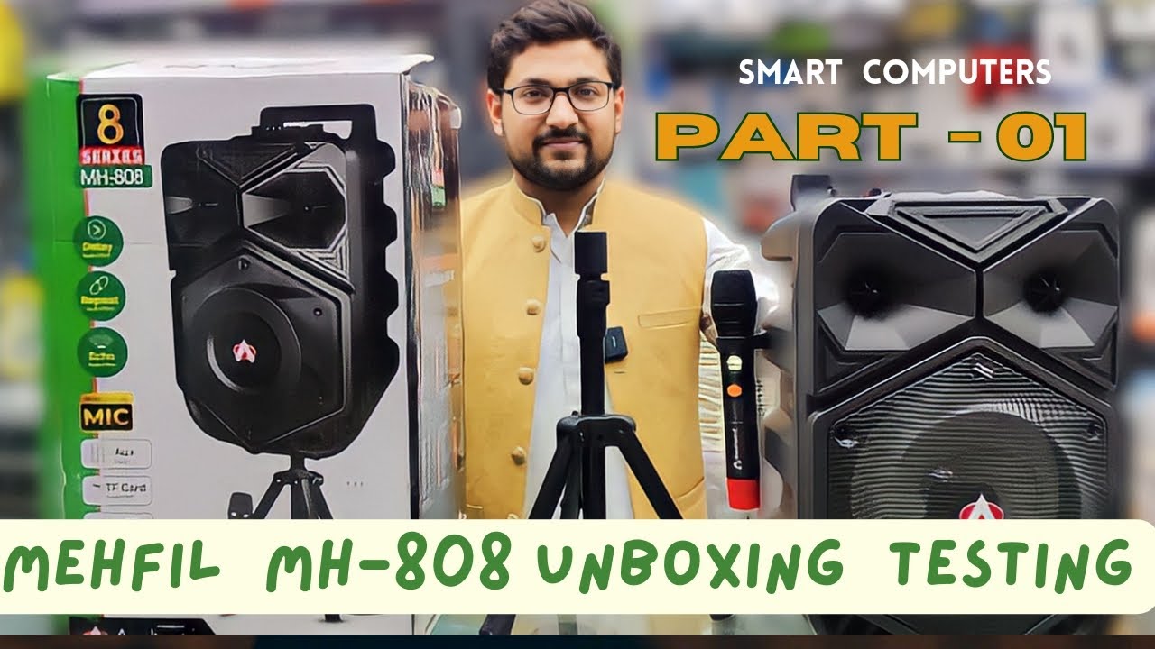 Mehfil Mh-808 Speaker Unboxing Testing | Mehfil series Part-01
