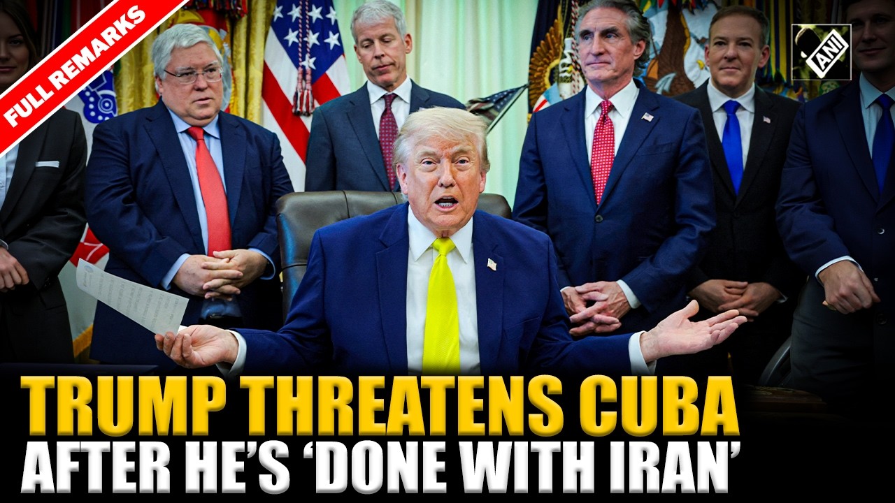 Trump&rsquo;s latest remark on Iran, Cuba & Russia-Ukraine as addresses press in White House