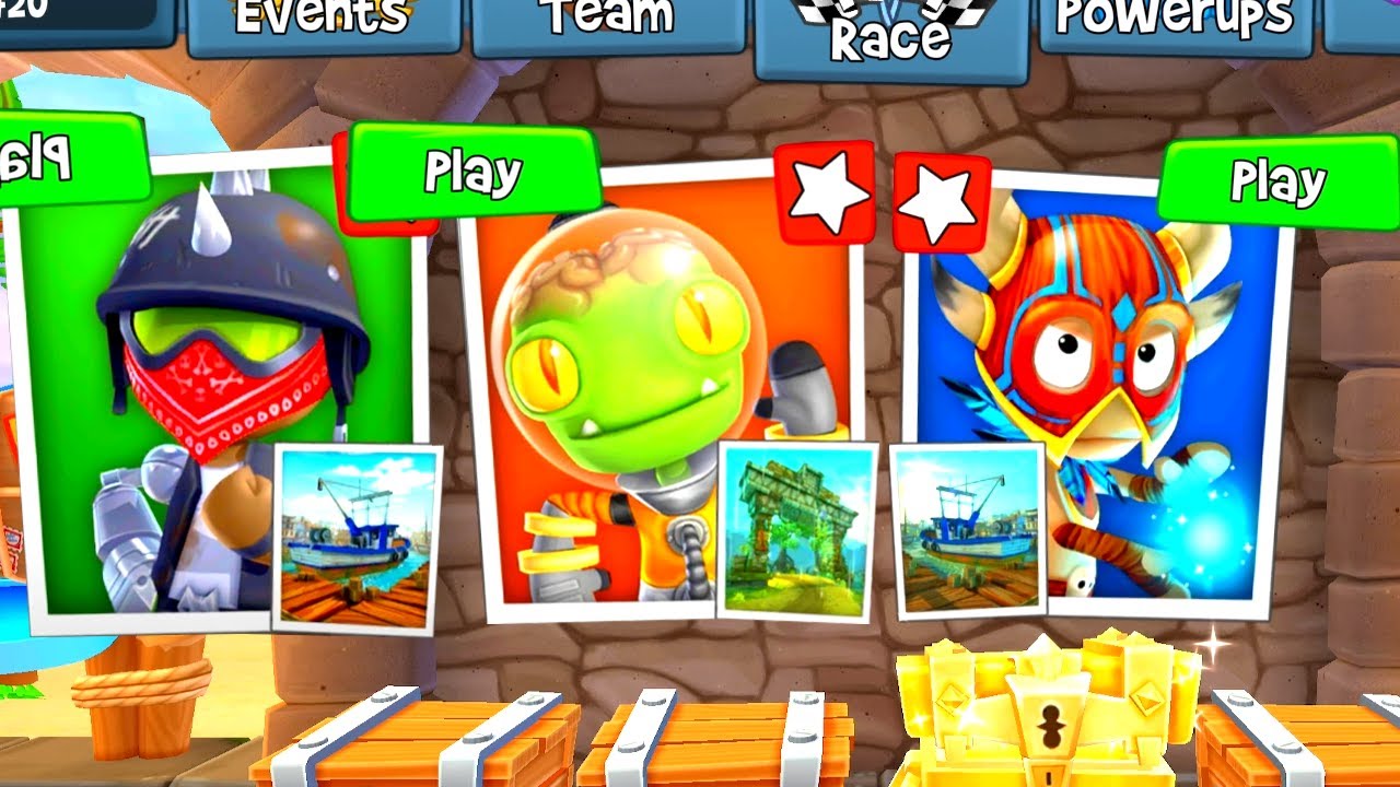 Clutch B'Zorp Oog-Oog Unlock Bosses | Beach Buggy Racing 2