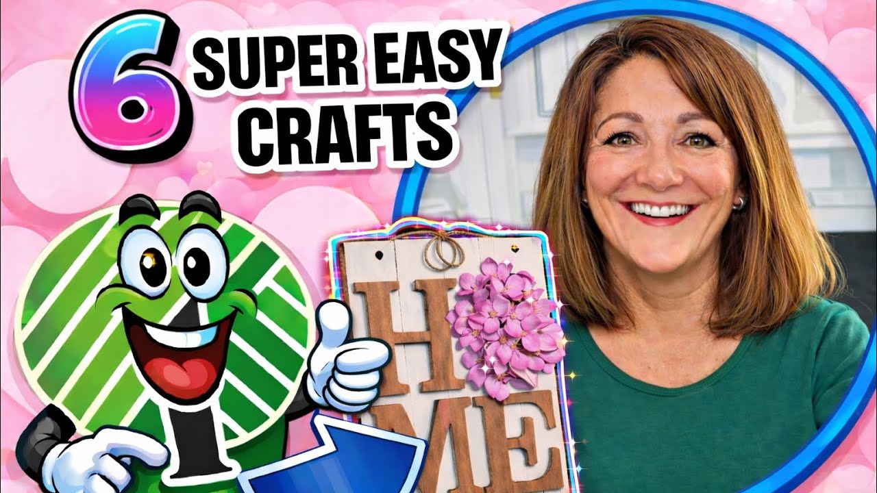 6 SUPER EASY Dollar Tree WOOD DIY Crafts!