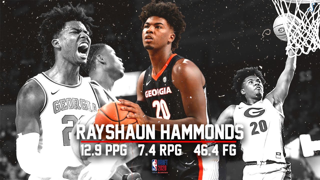 Georgia's Rayshaun Hammonds Could Be An NBA Draft Steal | 2019-20 Season Highlights | 12.9 PPG
