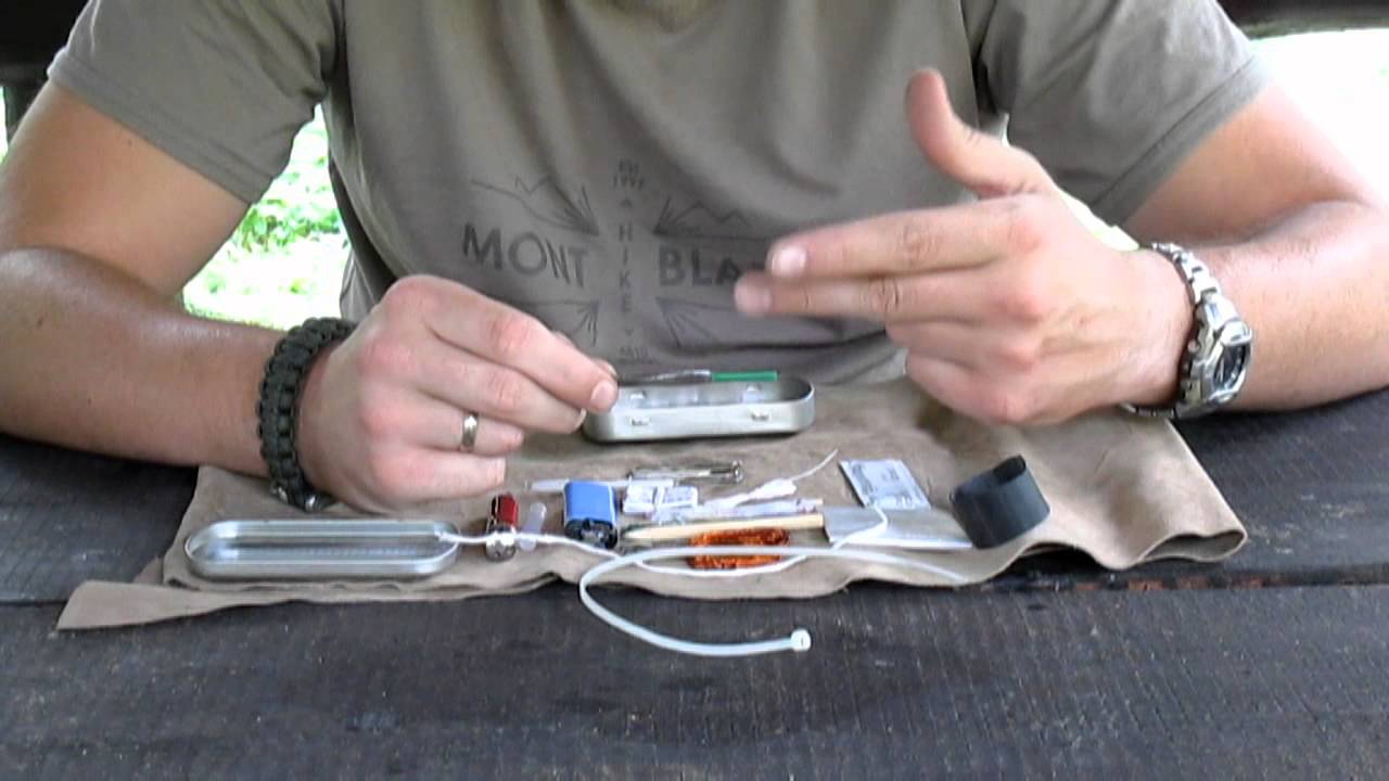 EDC Ekwipunek Dźwigany Codziennie - Survival Kit / Puszka przetrwania