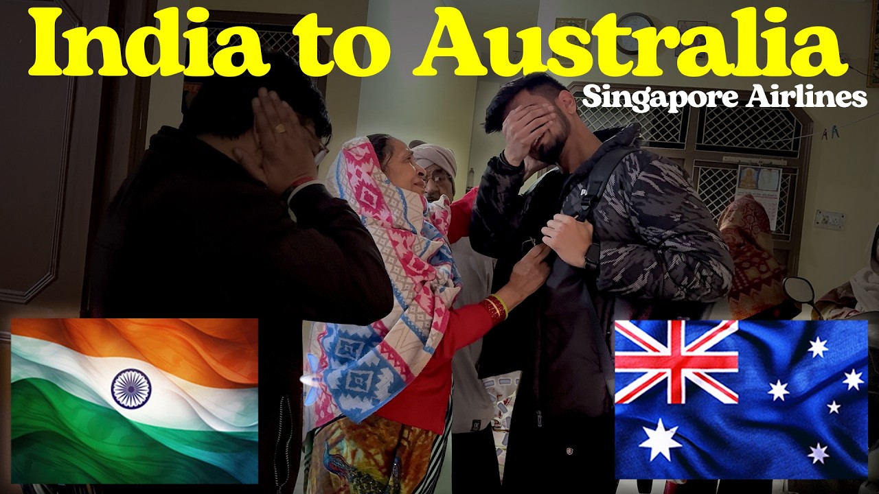 India to Australia Journey 🇦🇺 | Student Life Travel