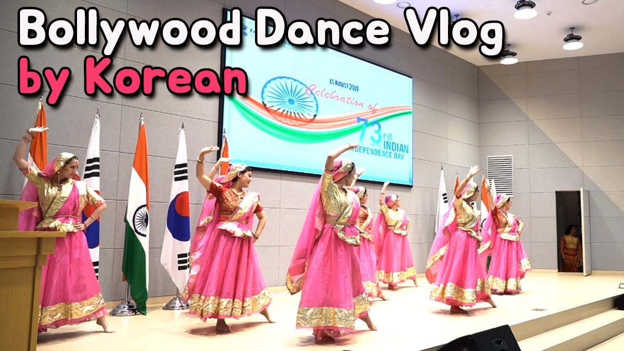 Bollywood Dance performance by Korean for Independence day of India  | Ghoomar | Deepika Padukone