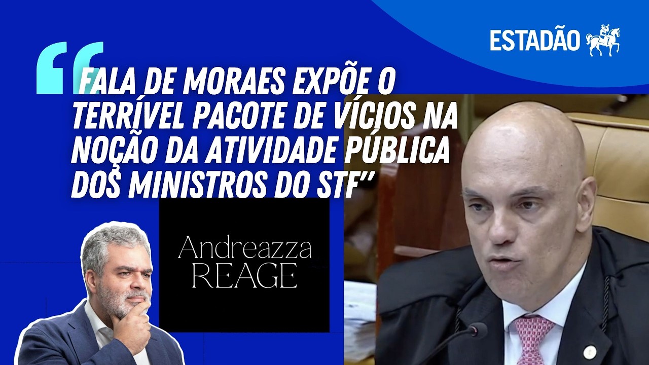 Fala de Moraes expõe o terrível pacote de vícios na noção da atividade pública dos ministros do STF