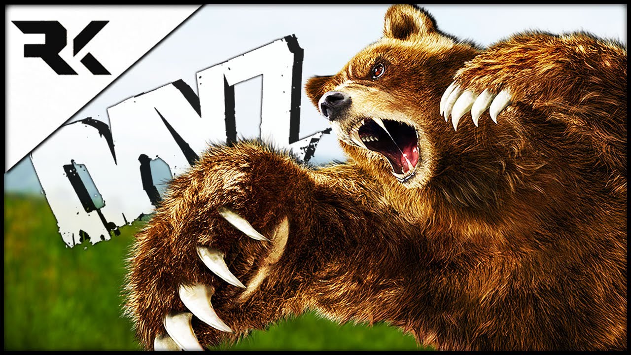 DAYZ - Our First Ever Bear Encounter... The Funniest Way I've Ever Died!