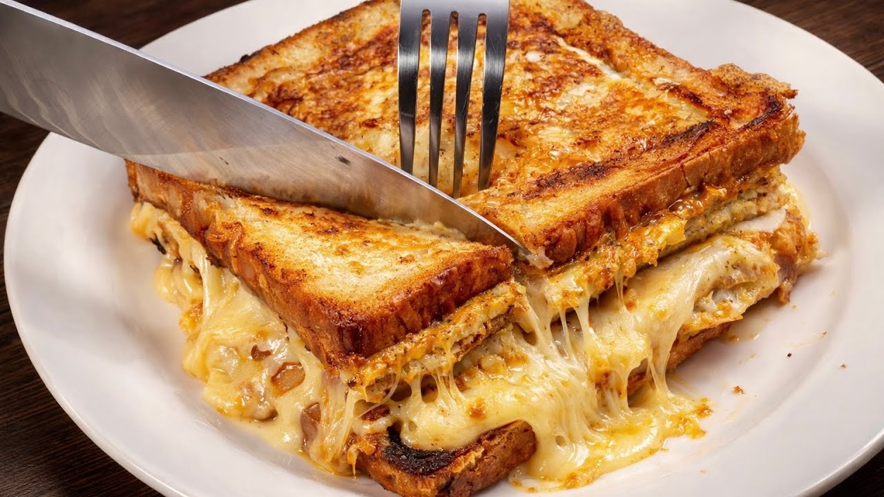 Вы никогда не пробовали такой вкусный завтрак – тост с яйцом за 5 минут!