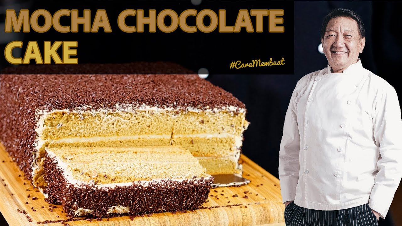 COKLATNYA BANYAKIN !!!, MOCHA CHOCOLATE CAKE ... #CaraMembuat