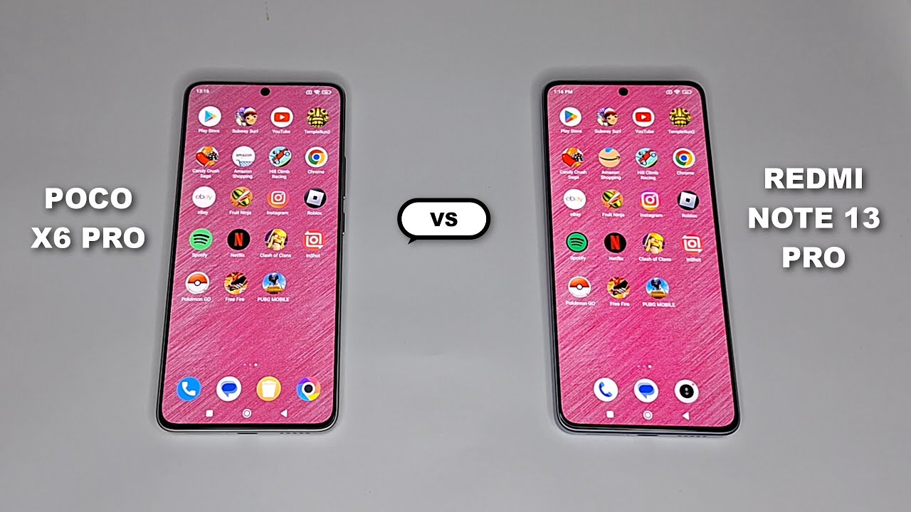 Poco X6 Pro Vs Redmi Note 13 Pro Speed Test