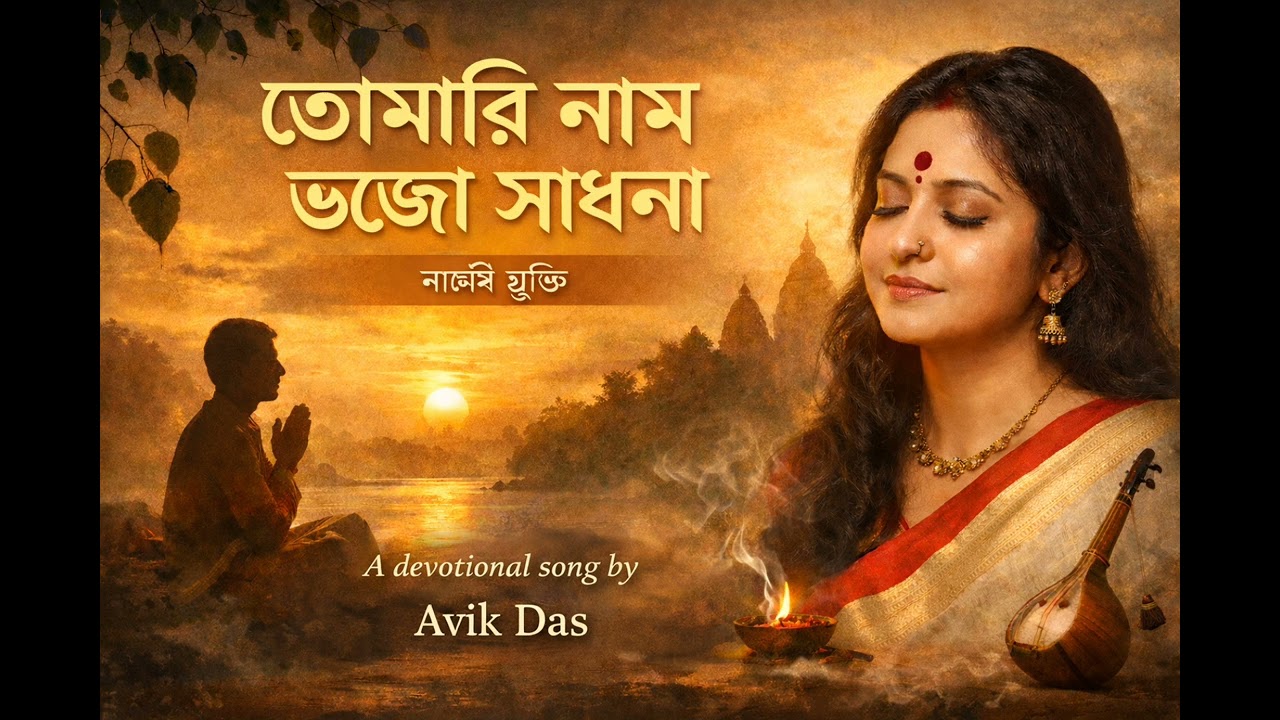 তোমারি নাম ভজো সাধনা | নামেই মুক্তি | Bengali Devotional Song | Avik Das