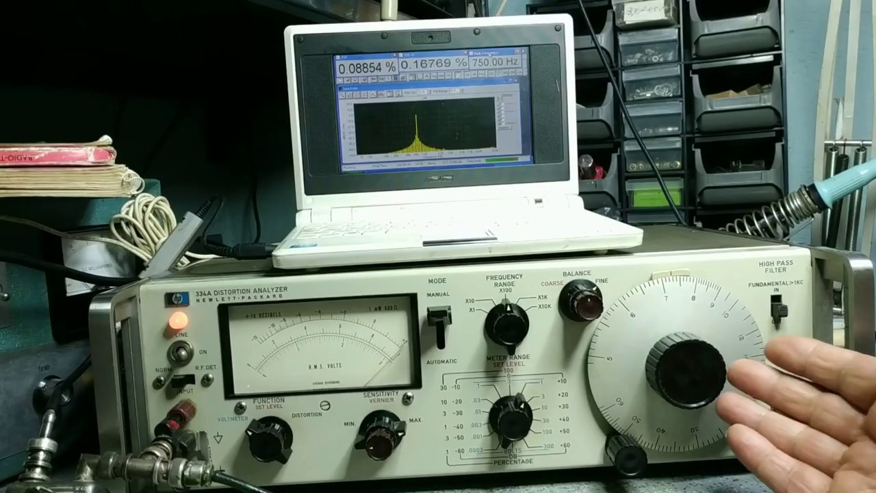 HP 334A (DISTORTION ANALYZER)